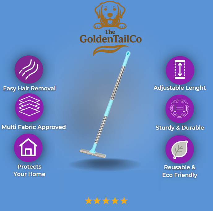 Pet hair removal rake